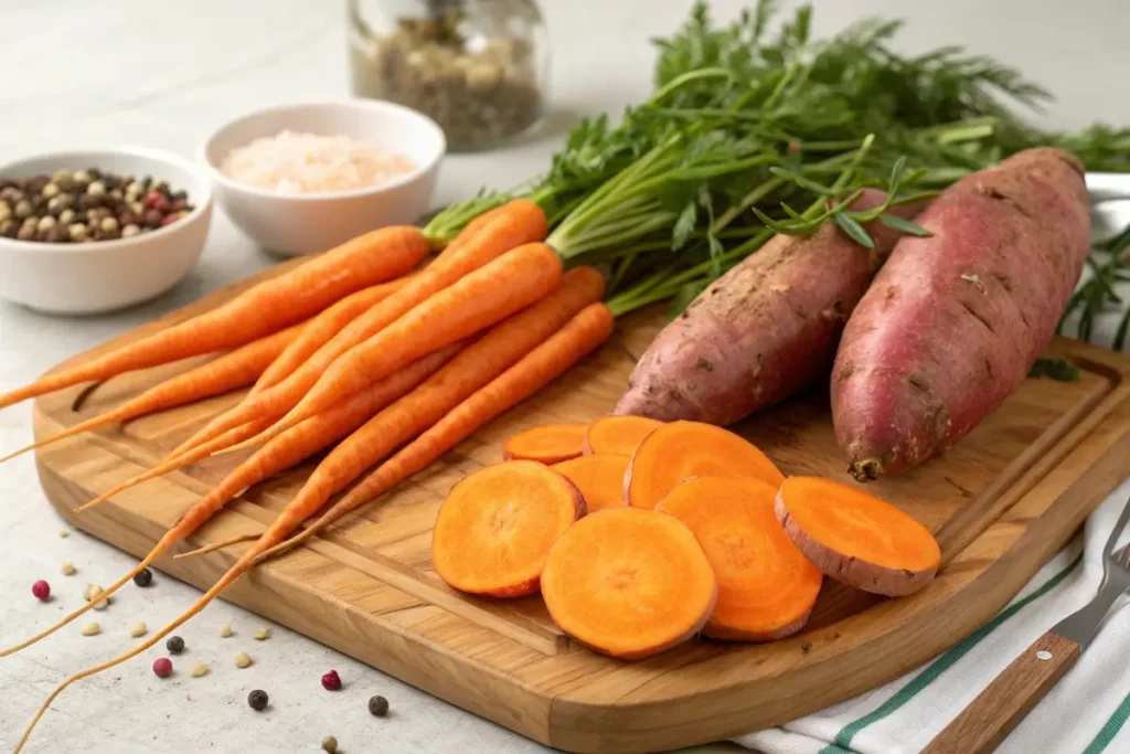 Carrots and Sweet Potatoes for Gut Health