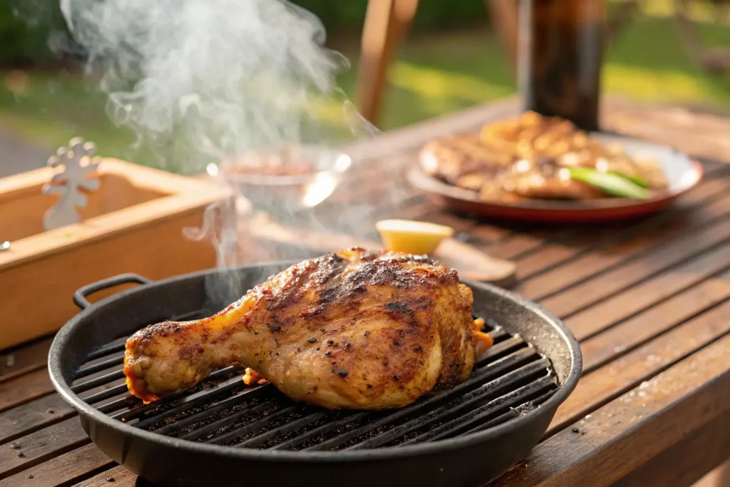 Grilling Chicken with Taco Seasoning