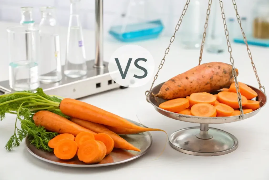 Measuring Up the Vitamin A Content Carrots vs Sweet Potatoes