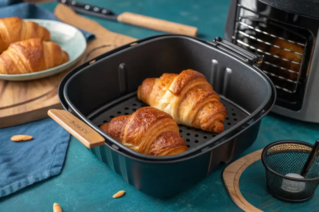 Air fryer toasted croissant