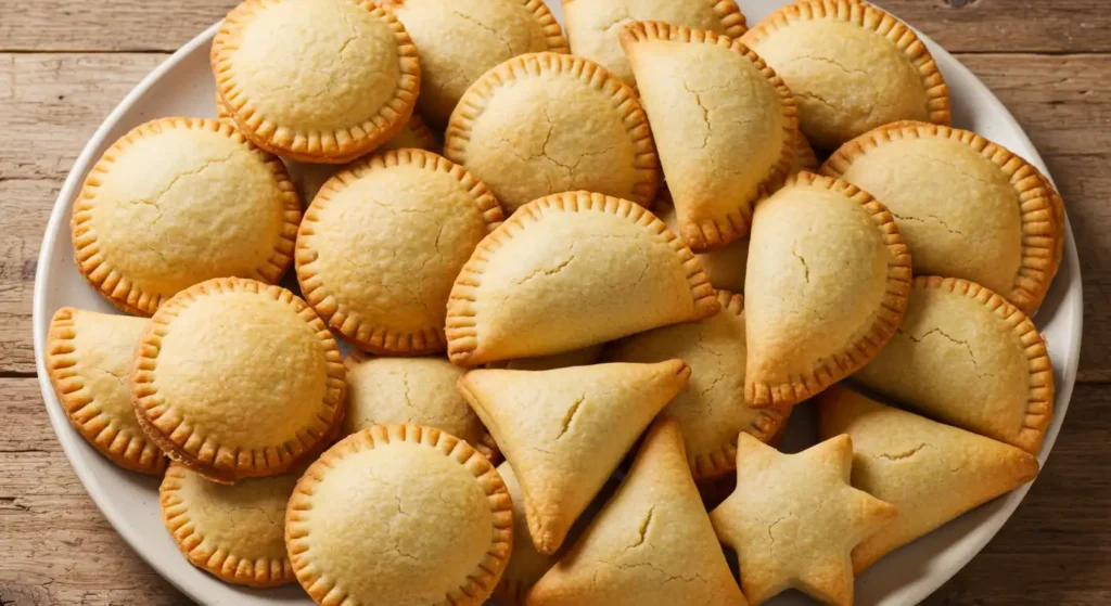 Assorted pastelitos on a platter