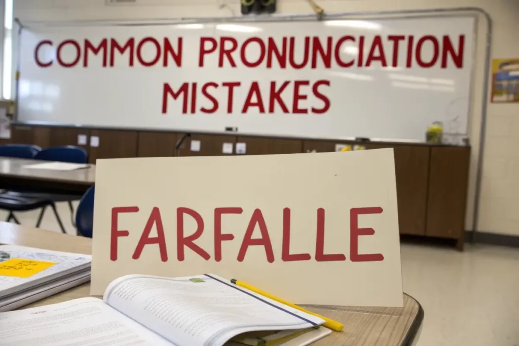 Common Pronunciation Mistakes