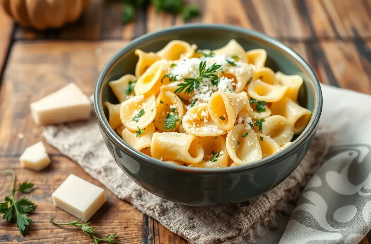 Farfalle pasta dish