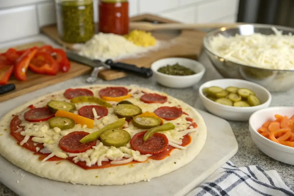 How to Make Pickle Pizza at Home