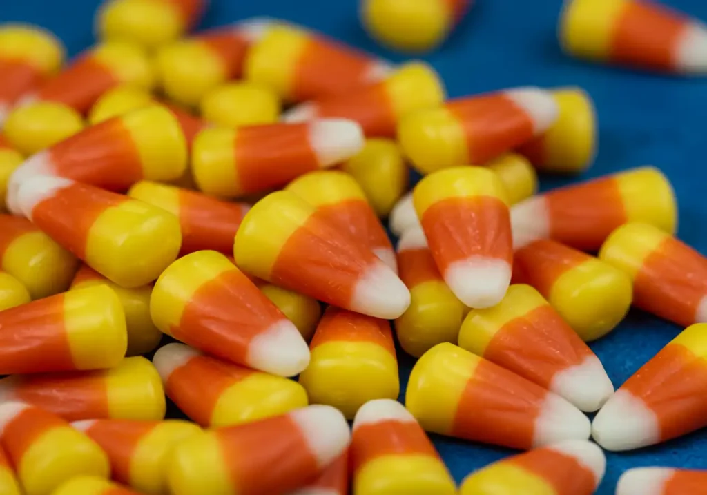 What was candy corn originally why : Layered Candy Corn Close-Up