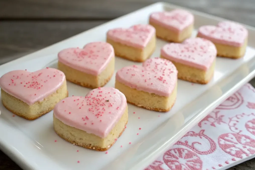 What are those heart-shaped cakes called? Mini Heart-Shaped Cakes