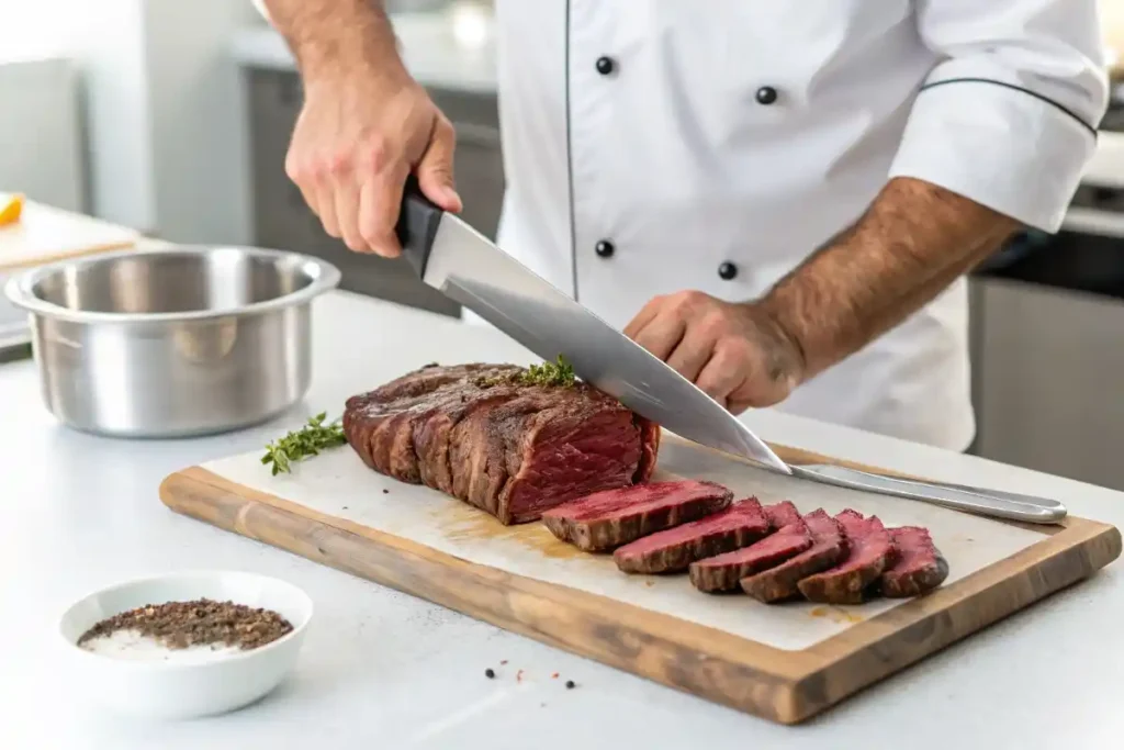 Preparing Hanger Steak for Cooking