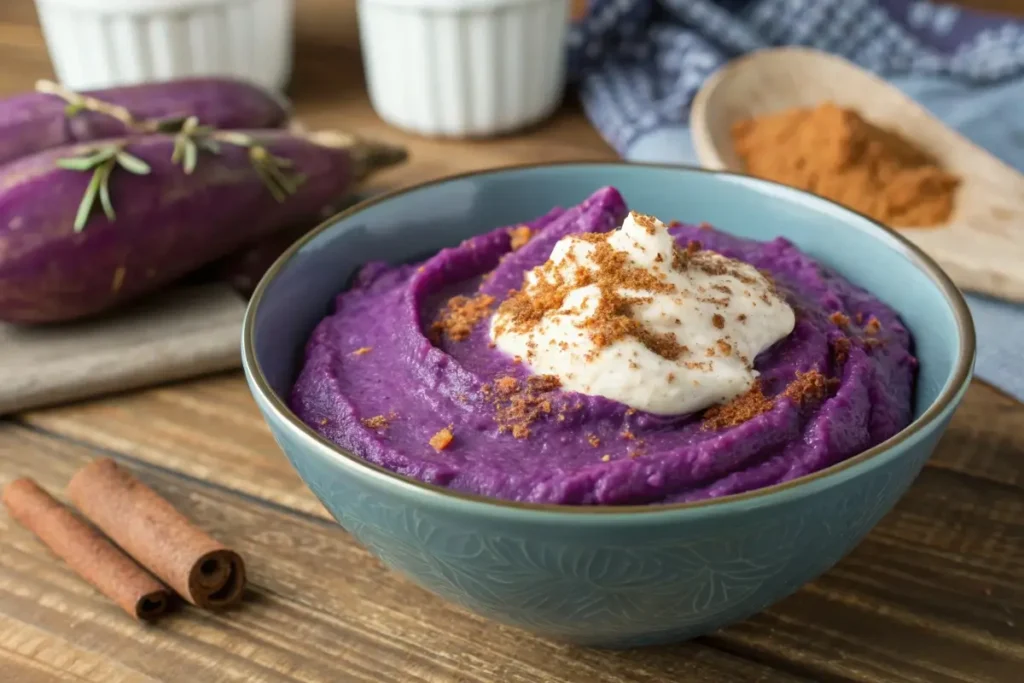 Purple Sweet Potato Recipe : Purple Sweet Potato Mash