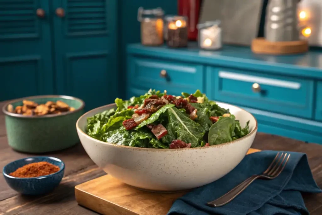 "Is beef bacon healthier salad with beef bacon crumbles