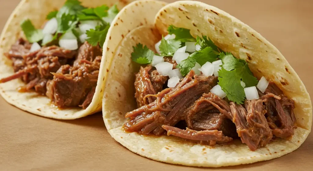 Beef cheeks for tacos