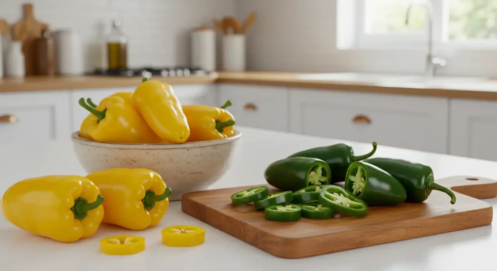 Are Banana Peppers Like Jalapeños?