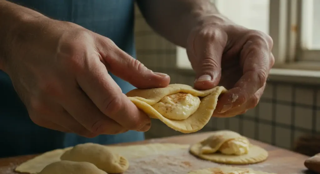 Step-by-step pastelito making