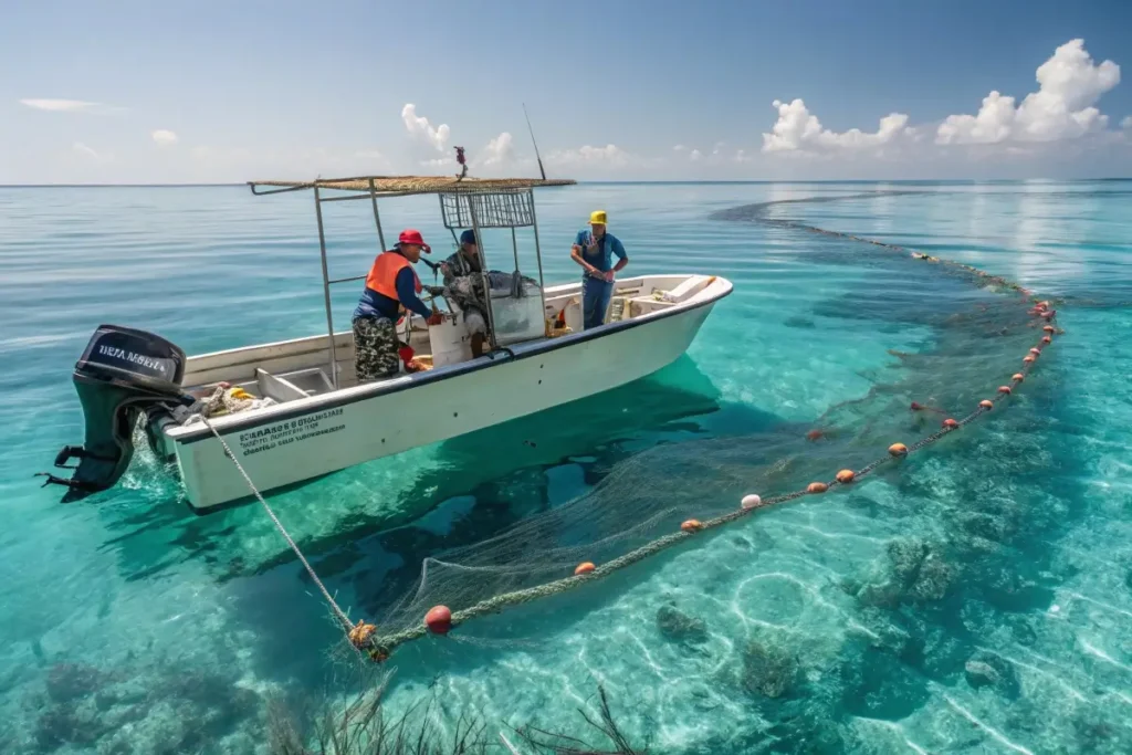 Eco-friendly langostino fishing