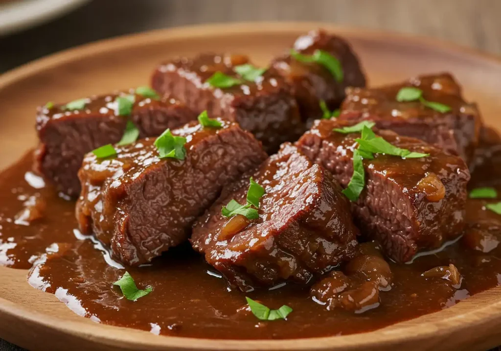 Braised beef cheek - Is beef cheek slimy?