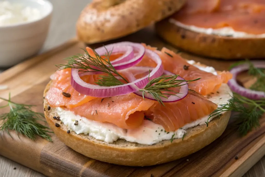 The Smoked Salmon Bagel