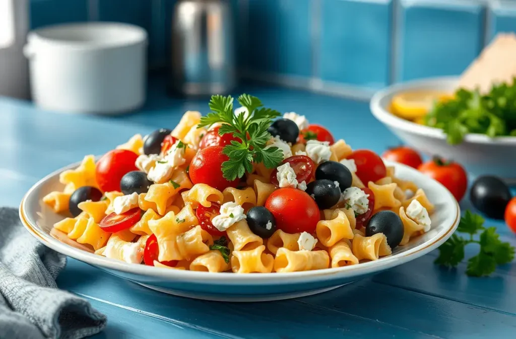 Bow tie pasta salad