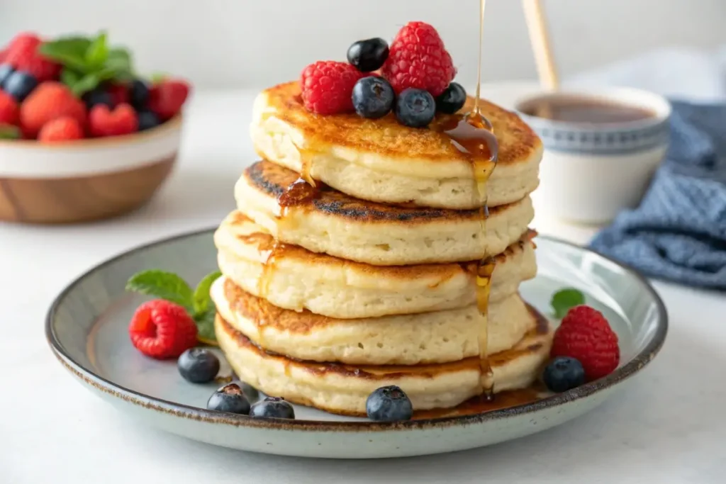 high-protein-pancakes . how to get 30 grams of protein for breakfast