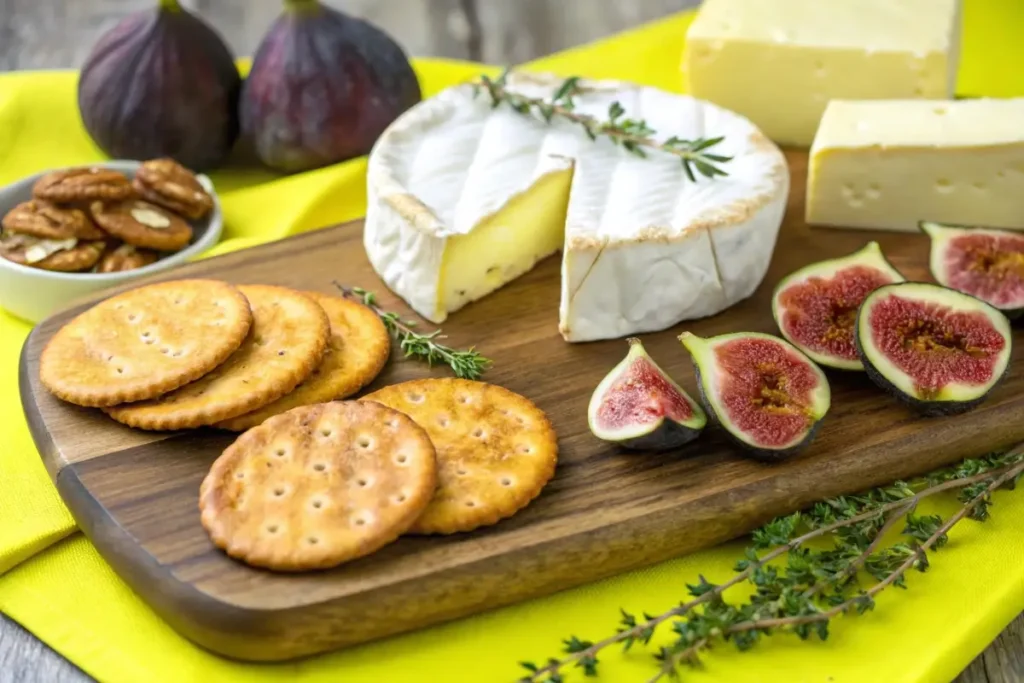 Thyme and cheese board