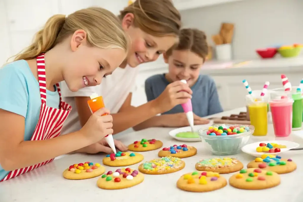 Enjoying Cookies with the Family