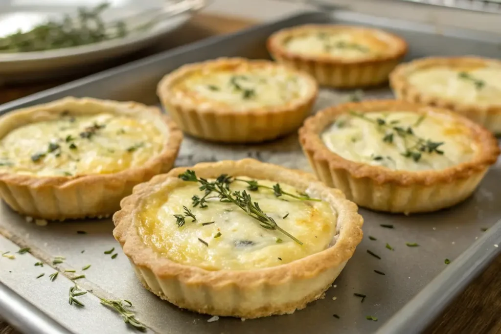 Thyme and Goat Cheese Tartlets