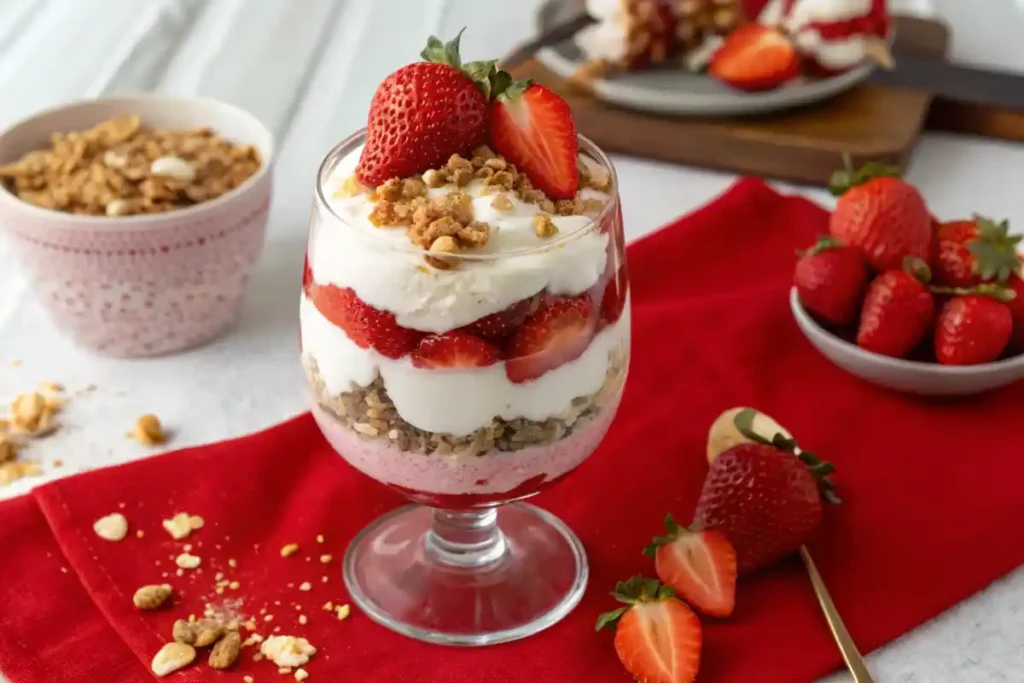 Layered Snow Cream Parfait