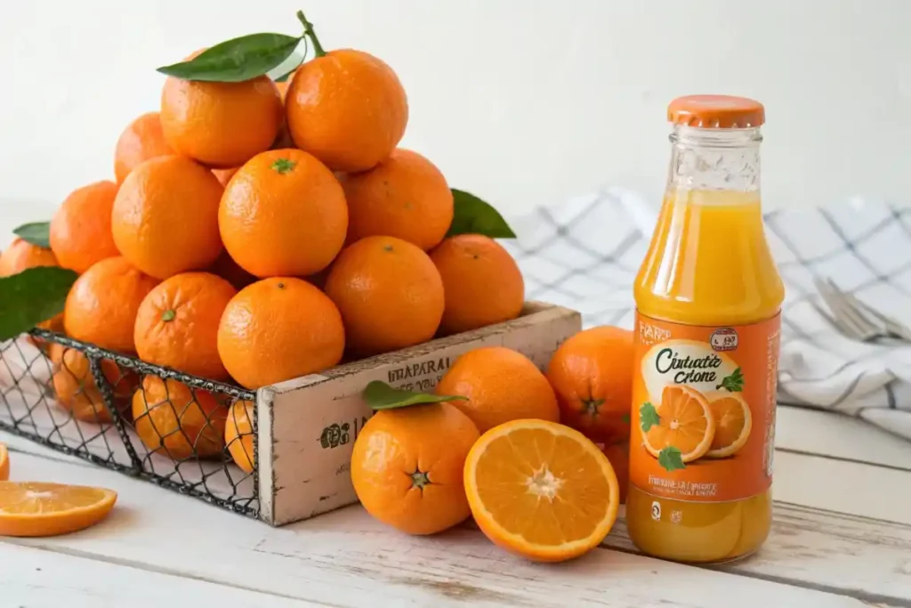 Orange Crush with fresh oranges