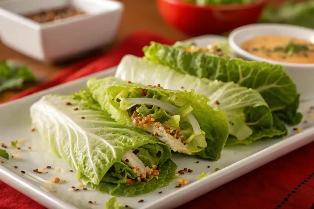 Bread alternative lettuce wraps