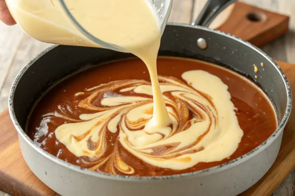 Adding Cream to Chicken Gravy	