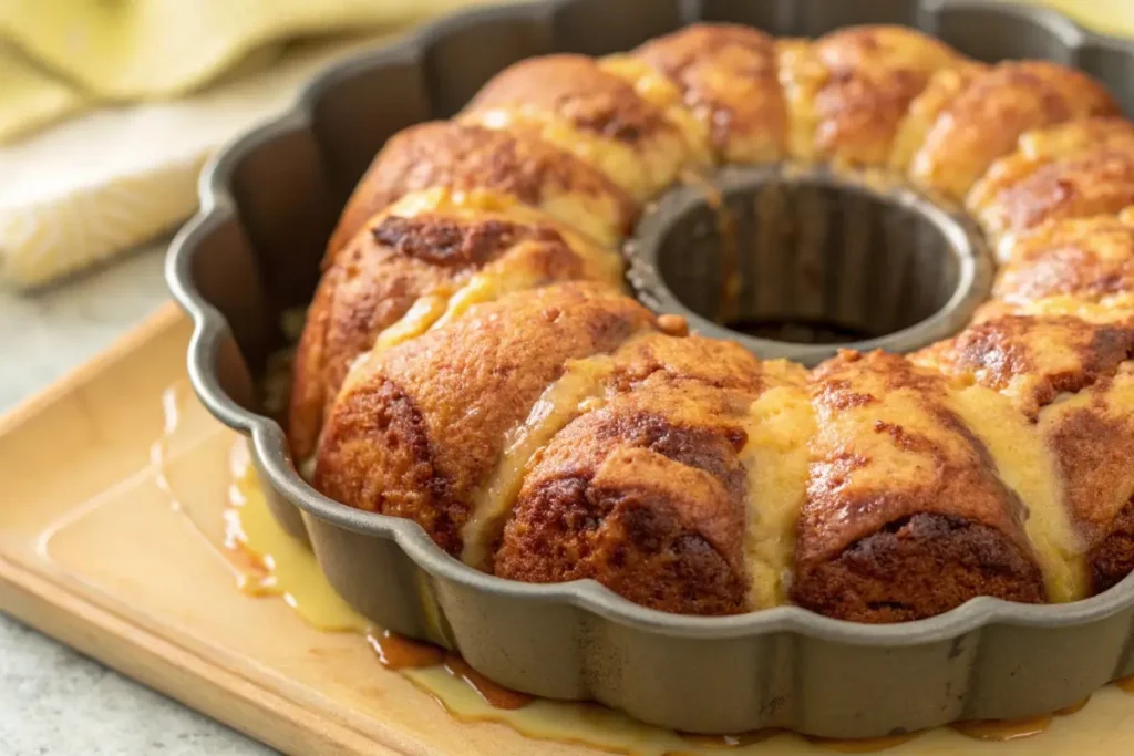 Freshly baked gluten-free monkey bread	