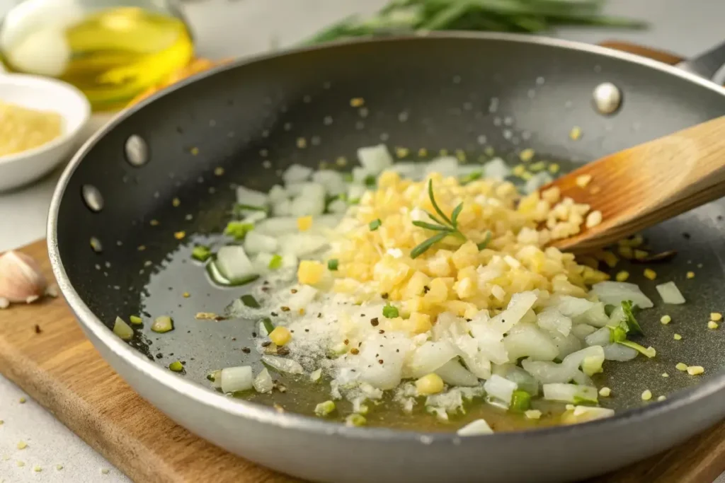 Sautéing Aromatics for Gravy How Can I Make Chicken Gravy Taste Better?