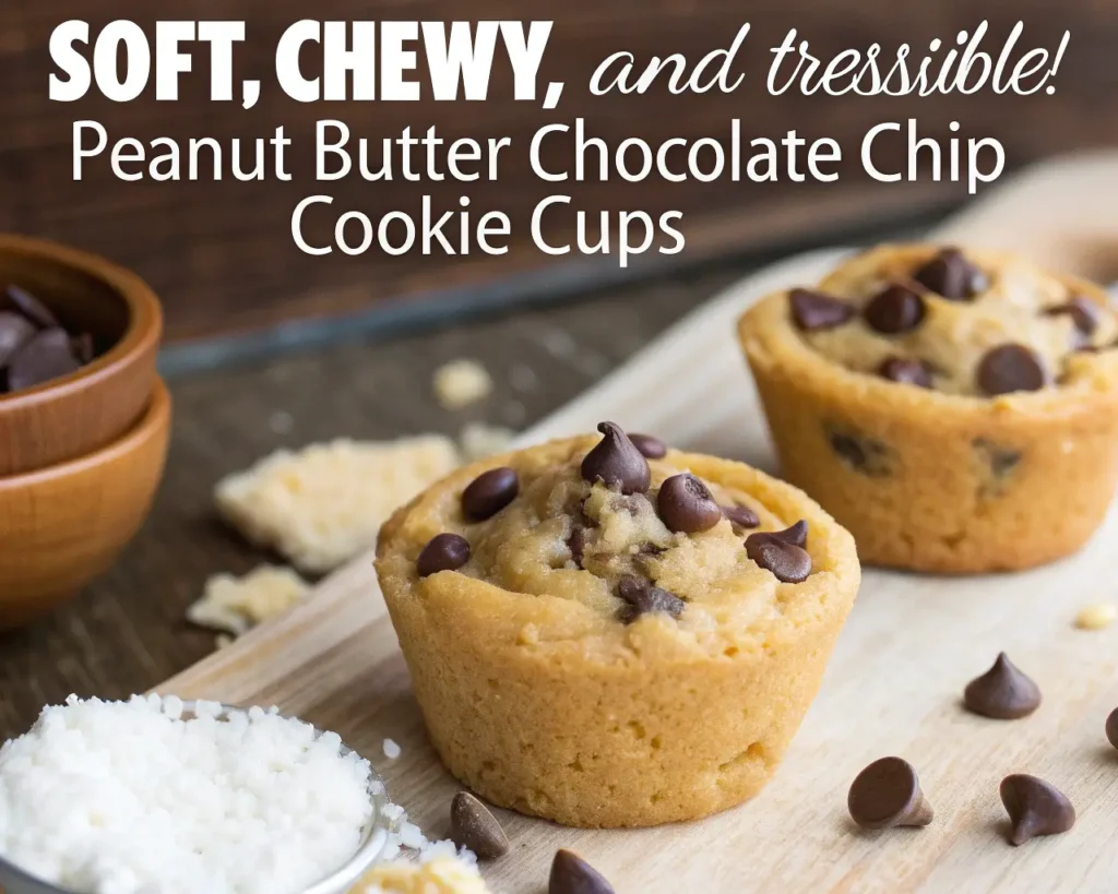 Peanut Butter Chocolate Chip Cookie Cup Recipe