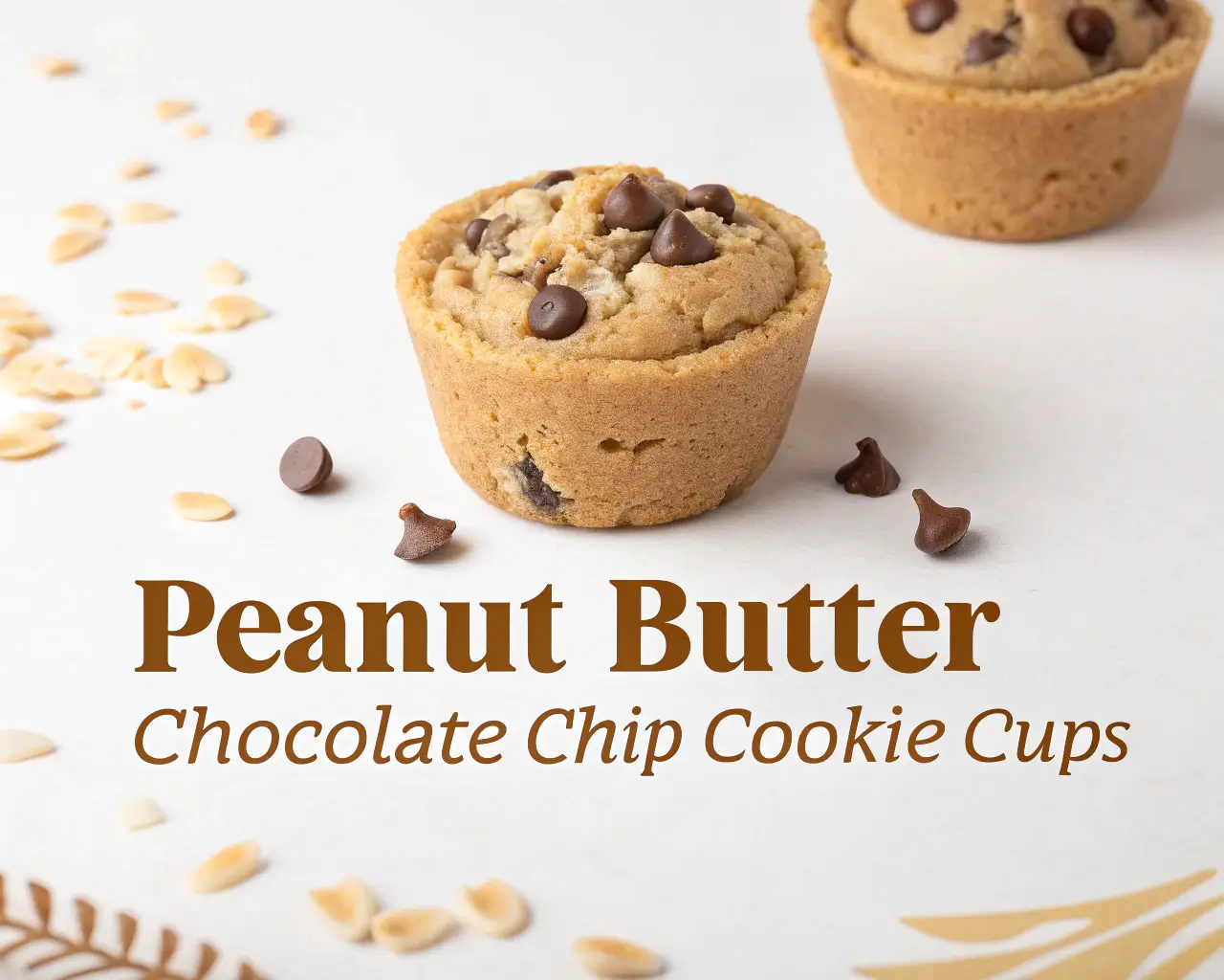 Peanut Butter Chocolate Chip Cookie Cup Recipe